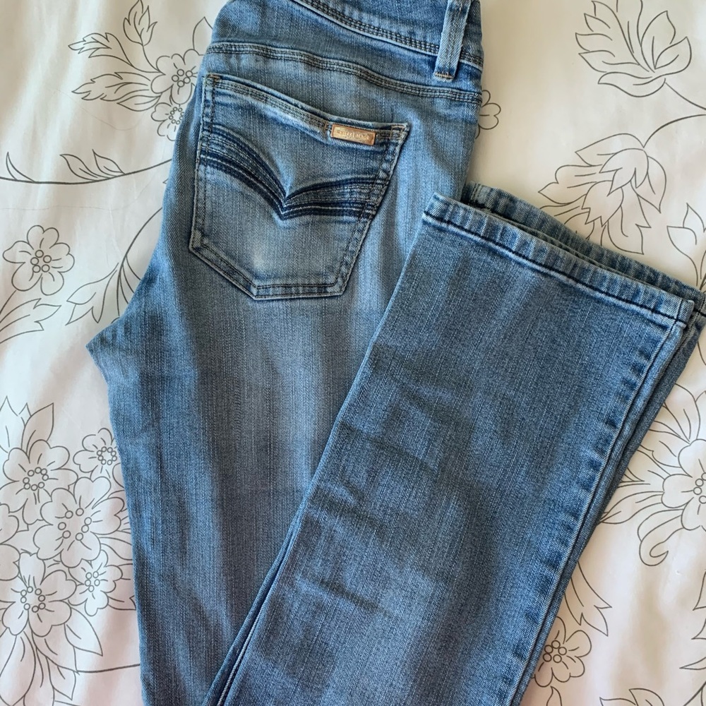 White House black market boot cut jeans